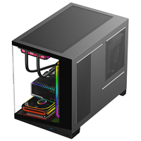 Boîtiers PC Ruix Iceblade Matx pour composants électroniques, pour ordinateur de bureau de jeu, MicroAXT Cabinet 2026, nouveau design compatible avec AIO 360 mm