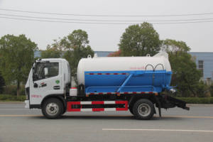 Anra Camion d'aspiration des eaux usées 4x2 Camion d'aspiration des eaux usées Aspiration fécale à pression Camion-citerne de nettoyage par jet d'égout - Product Image 2