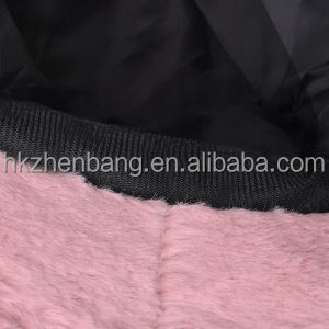 HKZB Winter Faux Fur Plush Drawstring Bucket <b>Hat</b> <b>Fluffy</b> Thick Warm Soft With Ruffled Lotus Leaf Trim Ideal For Outdoor Wear - Product Image 4