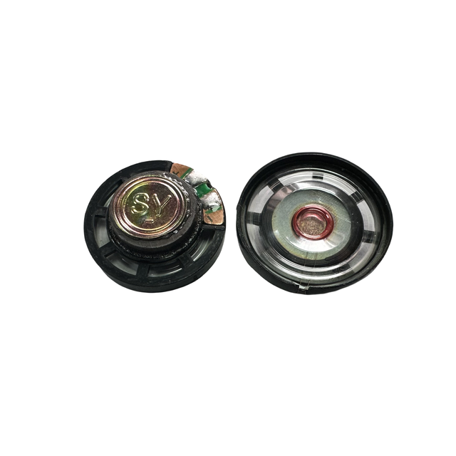 27mm Mini Amplifier Speaker 8Ohm 0.25Watt Round Plastic Shell for Voice Equipment and Horn Speakers
