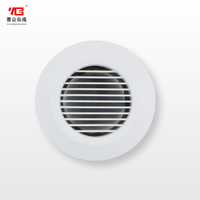 Diffuseur de ventilation murale d'aération de plafond à persienne droite en PVC réglable en usine