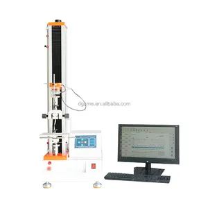 Computer servo controlled universal testing machine for label peel force test