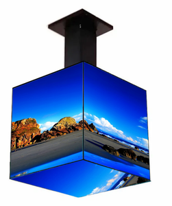 Lập trình người dùng thân thiện dễ dàng hoạt động 4 mặt p2.5/P3/P2 Cube <span class=keywords><strong>LED</strong></span> hiển thị <span class=keywords><strong>video</strong></span> tường IP66 không thấm nước 6000cd/sqm độ sáng - Product Image 1