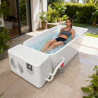 Máquina Enfriadora de Agua de 1HP con Envío en 3 Días en EE. UU., Bañera de Inmersión en Agua Fría con WiFi, Filtros y Ozono