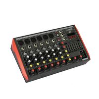 Vente flash : amplificateur de mixage audio DJ 100W 8 canaux, table de mixage sonore USB