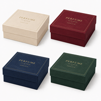 Boîtes rigides haut de gamme personnalisées en deux parties avec laminage mat et impression offset pour l'emballage de cadeaux de parfum