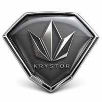 Emblème de voiture personnalisé en diamant facetté, gris fumé translucide chromé, logo personnalisé, autocollant en acrylique bombé pour carrosserie, OEM ODM