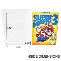 Vitrine en acrylique en gros pour boîtes de jeux Nintendo NES Protection UV premium Affichage de console Game Boy Stockage