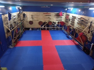 เสื่อจิ๊กซอว์ EVA กันน้ำขนาด100x100x2.5ซม. สำหรับยิมคาราเต้ศิลปะการต่อสู้/ยูโด/เทควันโด/บิวโดเสื่อทาทามิ - Product Image 6