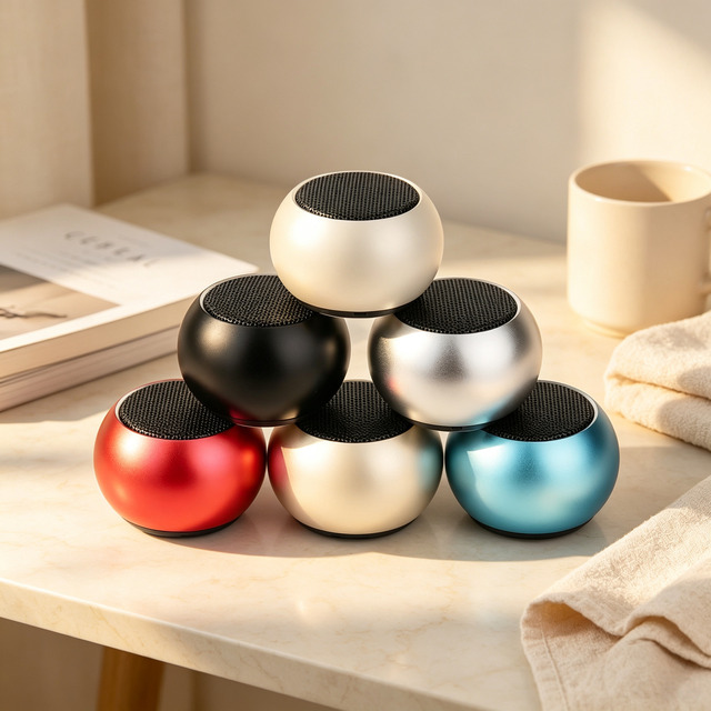 Small Multi-functional Wireless Subwoofer Portable Small Steel Cannon Desktop Card Usb Disk Audio Speaker