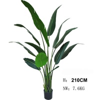 Plante de bananier artificielle pour la décoration intérieure et extérieure, patio, jardin, hôtel et paysage tropical