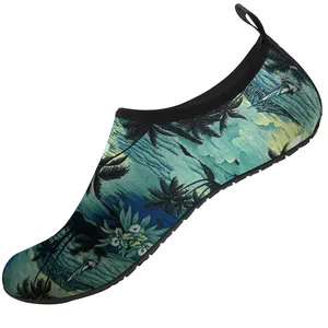 Custom Pattern Men Summer Neoprene Diving Swimming Sports Beach Water Aqua Shoes