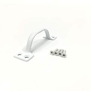 Poignée de porte en zinc pour cuisine et salle de bain 4 "Finition blanche Installation facile - Product Image 1