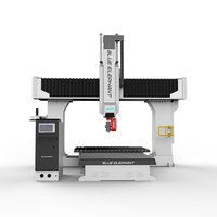 Machine de fraisage CNC à 5 axes fabriquée en Chine, pour la sculpture sur bois, la mousse, le métal, la gravure et la découpe, pour les moules 3D