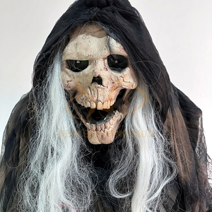 Modèle de fantôme, sorcière ou squelette animatronique en silicone et métal pour maison hantée, avec contrôle par capteur infrarouge, taille personnalisable pour écoles - Product Image 5