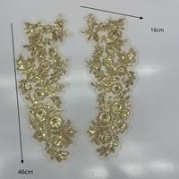 Accessoires de décoration de vêtements en sequins, perles, broderies et dentelle