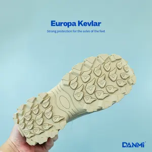  DANMI Kevlar стелька из телячьей кожи Защитная обувь удобная и износостойкая Водонепроницаемая Противоударная головная убор для оборудования