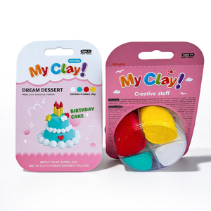 Nouvelles idées de produits : Pâte à <span class=keywords><strong>modeler</strong></span>, pâte à dessin, argile à séchage à l'air sur le thème des desserts, pour enfants, jouet créatif DIY - Product Image 1