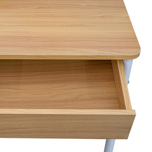 Coiffeuse classique pour filles avec des motifs simples Station de maquillage en bois Tabouret de table et tiroirs à miroir pour meubles de maison de chambre à coucher - Product Image 4