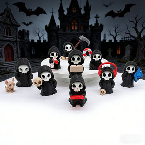 Nuevas Figuras Decorativas de la Parca Estilo Q, Impresas en 3D con Material PLA, Adornos Creativos y Divertidos para Halloween - Product Image 2