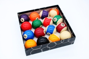 <span class=keywords><strong>Bola</strong></span> de billar de <span class=keywords><strong>2</strong></span> pulgadas, juego de 8 bolas de 50,8mm, 16x - Product Image 3