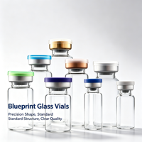 Flacon en verre multi-usages pour ampoules cosmétiques, emballage de liquides injectables médicaux, pour applications industrielles mixtes