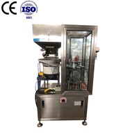 Machine de sécurité automatique pour ligne de production de sprays aérosols, entraînement pneumatique pour applications cosmétiques, huile, gaz, haute efficacité, usine