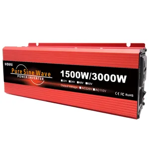 Uli 3000w ממיר inverter 12v 220v v מלא סינוס היברידי inverter צריכת חשמל עצמית ערכת סולרית ממיר מתח