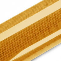 Film réfléchissant microprismatique de qualité ingénierie 3HAO, rouleau imprimable UV, feuille réfléchissante en PET pour les panneaux de signalisation routière