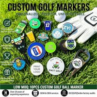 Marcador de Pelota de Golf Personalizable, Marcador de Pelota de Golf en Blanco, Marcador de Pelota de Golf Personalizado