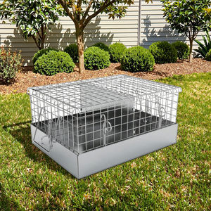 Jaula <span class=keywords><strong>de</strong></span> transporte <span class=keywords><strong>de</strong></span> mascotas <span class=keywords><strong>de</strong></span> metal plegable con variante <span class=keywords><strong>de</strong></span> compartimento separado Jaula <span class=keywords><strong>de</strong></span> transporte <span class=keywords><strong>de</strong></span> animales pequeños Portador <span class=keywords><strong>de</strong></span> criaturas para viajes - Product Image 1