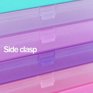 SUNSHING Easy Access Stationery Box Solid <b>Color</b> PP Cases 180mm Plastic Pencil Boxes for Study Supplies and Office Organization - Product Image 3