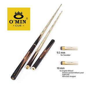 Queue King Omin 3/4 Style fait à la main en laiton frêne <span class=keywords><strong>bois</strong></span> jeu de billard queue de billard ébène Omin billard et queues de billard - Product Image 3