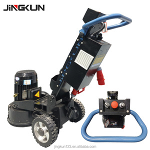 Machine à poncer les sols en béton industrielle manuelle JINGKUN, petite, robuste, haute efficacité, portable, 4 kW, capable d'aplanir les sols - Product Image 1