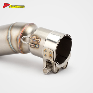 Tubo de escape de secció<span class=keywords><strong>n</strong></span> media de escape de acero inoxidable de 51mm para <span class=keywords><strong>Kawasaki</strong></span> Ninja400 - Product Image 4