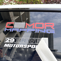 Autocollant de fenêtre personnalisé imperméable et résistant aux intempéries avec logo de marque, autocollant de transfert pour voiture multicolores personnalisé pour la décoration de voiture