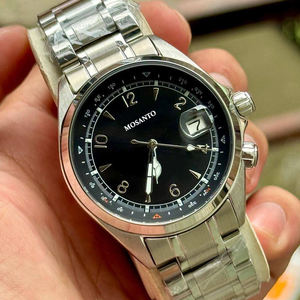 Reloj con Logotipo Personalizado OEM para Hombre, Estilo Deportivo, Esfera con Correa de Acero Inoxidable, Resistente al Agua 50M, Reloj de Pulsera <span class=keywords><strong>Seiko</strong></span> <span class=keywords><strong>5</strong></span> - Product Image 1