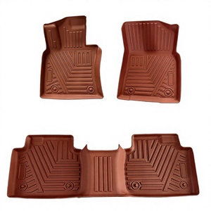 แผ่นรองพื้นรถยนต์ 3 มิติ TPE หนา 4 มม. สำหรับรถยนต์ <span class=keywords><strong>STEPWGN</strong></span> SPADA Seltos Cerato RP1 RP5 พวงมาลัยขวา ปี 2015-2022 กันน้ำ ทนทาน กันลื่น - Product Image 1