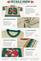 Maillot de football personnalisé avec nom d'équipe, tenue de jour de jeu personnalisée pour adulte et enfant, fan de football américain, séchage rapide compressé