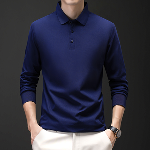 Người Đàn Ông Của Odm Thương Hiệu T-Shirt Cao cấp Cho Polo Dài Tay Rắn Màu Sắc Xl Kích Thước Dệt Vải Với In Mô Hình - Product Image 1