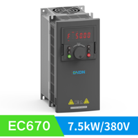 Variador de Frecuencia EC670 Trifásico 380V 7.5kW, Inversor de Frecuencia Variable (VFD/VSD) para Elevadores