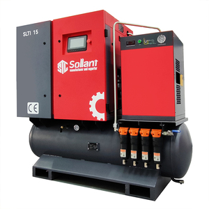 Compresor de Aire 4 en 1 de Accionamiento Directo, 15 kW, 20 HP, 10 bar, Ahorro de Energía, Todo en Uno - Product Image 4
