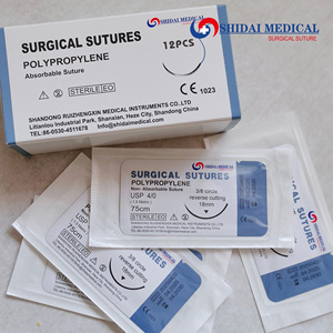 Sutura Médica <span class=keywords><strong>No</strong></span> Absorbible, Hilo Quirúrgico Estéril de Polipropileno con Aguja - Product Image 2