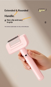 <span class=keywords><strong>Brosse</strong></span> de toilettage auto-nettoyante réutilisable pour <span class=keywords><strong>animaux</strong></span> de compagnie avec un bouton de dégagement pour éliminer les <span class=keywords><strong>poils</strong></span>. - Product Image 4