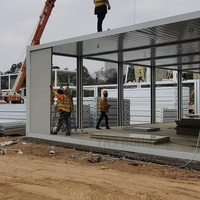 Maison à ossature en acier facile à monter Maisons préfabriquées Usine OEM ODM Immeuble de bureaux de haute qualité à faible coût Maison préfabriquée