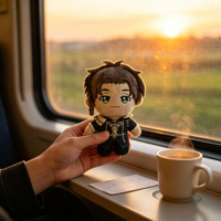 Échantillon Gratuit : Collection de Mini Ventilateurs Mignons, Poupée en Peluche Anime Personnalisée avec Vêtements Amovibles, Poupée de Jeu Personnalisée pour la Vie Quotidienne