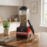 Blender Listrik Multifungsi Komersial Tugas Berat Rendah Kebisingan Kapasitas 2L 5+ Kecepatan Portabel untuk Penggunaan Dapur Hotel dan Rumah Tangga