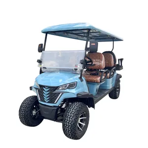 CE approved China made 6 seat battery powered electric aluminum golf cart and Controller