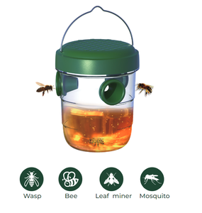 2025 trampa para avispas para exteriores, resistente al agua, segura, para exteriores, Control de insectos, avispas de plástico, Control de moscas de abeja, jardín, huerto, porche, repelente de moscas - Product Image 2
