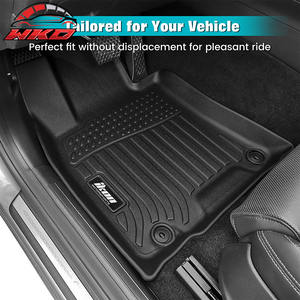 Alfombrillas para todo clima compatibles con Genesis GV70 2022-2025, delanteras y traseras, de TPE moldeado en 3D, impermeables - Product Image 6
